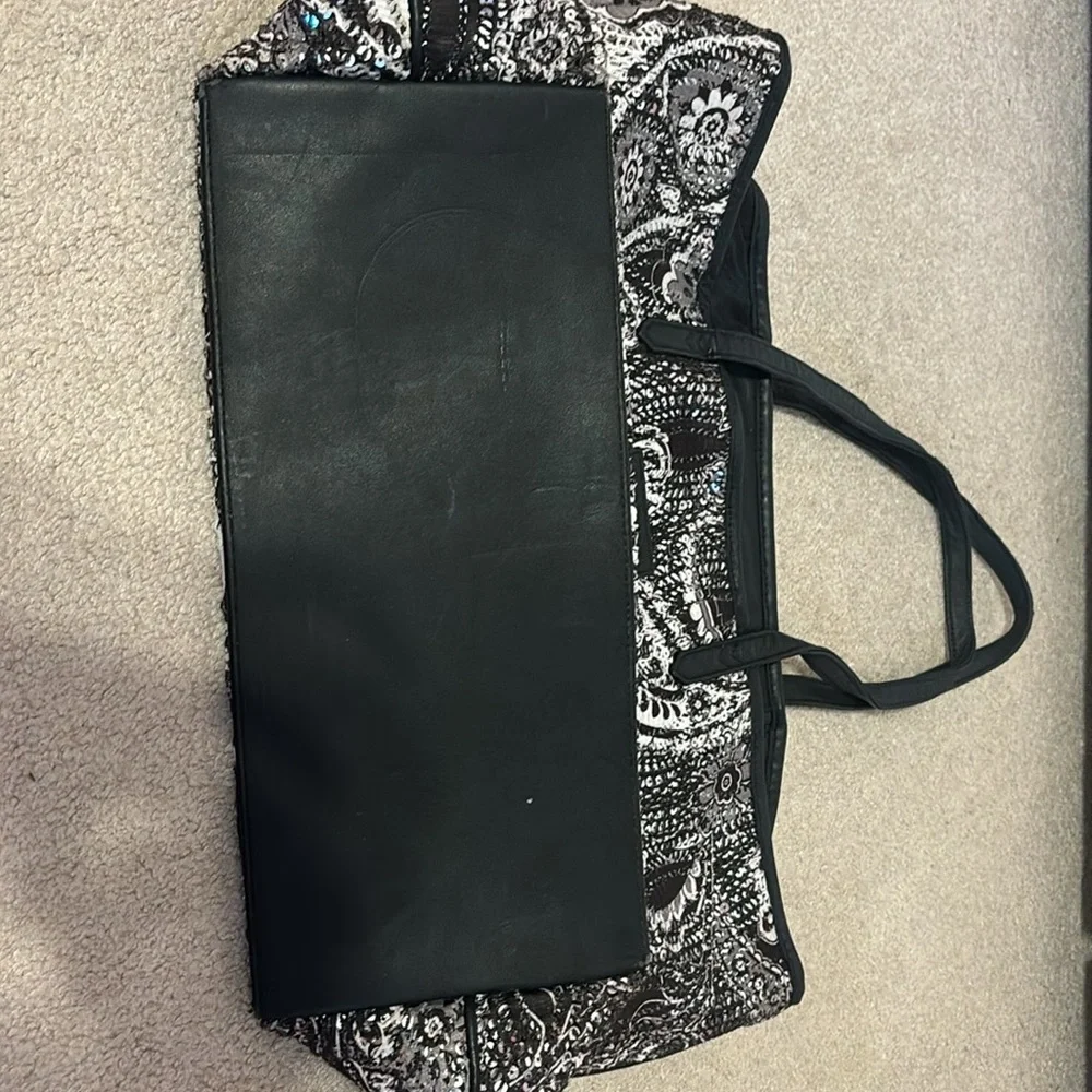 Vera Bradley Black/white Sequined tote bag - Picture 3 of 5